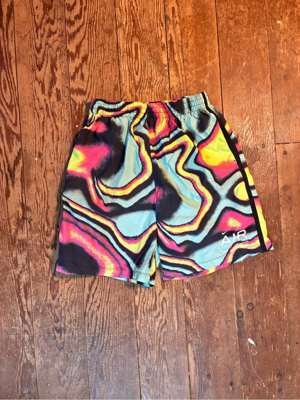 Nike Kids Multicolor Swirl Swim Trunks